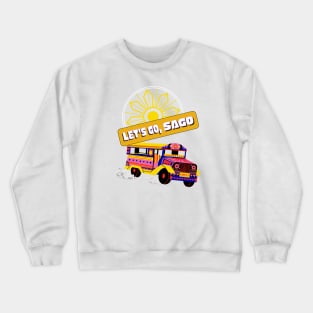 Lets go Jeepney Crewneck Sweatshirt